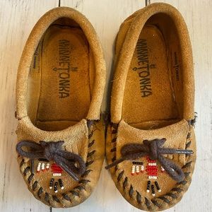 Minnetonka moccasins.